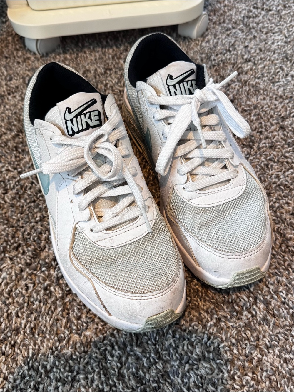 Nike Air Max Sneakers White Mint Women’s 6 / Youth 4.5